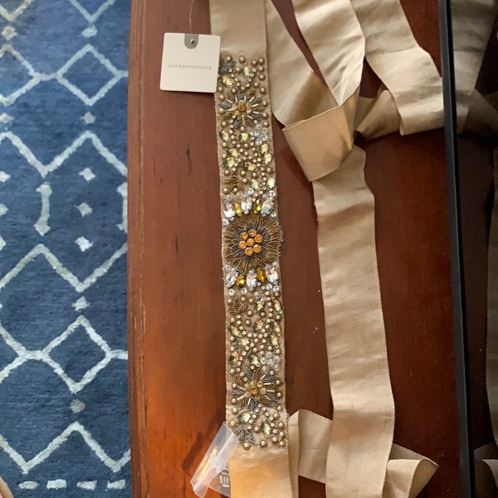 Beaded Anthropologie Bridal Belt